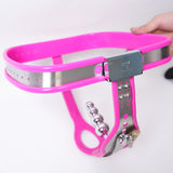 Ceinture de chasteté femme avec plug anal en T | BDSM Empire