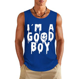 Débardeur Homme « I'm a Good Boy » <br> Coton Imprimé