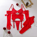 Ensemble lingerie avec gants Déférence : photo 11