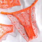Ensemble dentelle Braise : photo 12