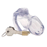 Cage de chasteté homme plastique avec 4 anneaux | BDSM Empire