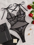 Body dentelle décolleté Désir : photo 8
