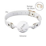 Kit Bondage Blanc <br> Menottes, Chevillères et Collier