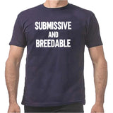 T-shirt Coton Submissive <br> Unisexe Col Rond