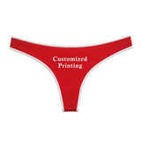 String rouge personnalisable en coton | BDSM Empire