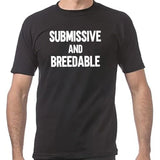 T-shirt noir coton imprimé humour | BDSM Empire