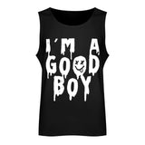 Débardeur Homme « I'm a Good Boy » <br> Coton Imprimé