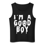 Débardeur Homme « I'm a Good Boy » <br> Coton Imprimé