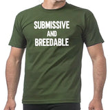 T-shirt Coton Submissive <br> Unisexe Col Rond