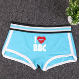 Shorty Coton Imprimé Cœur <br> Taille Basse