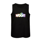 Débardeur Homme « Woof » <br> Arc-en-ciel Imprimé