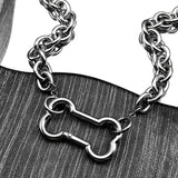 Pendentif os en acier, détail | BDSM Empire