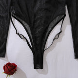Body transparent manches longues Sillage : photo 8