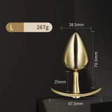 Plug Anal Bijou <br> Acier Doré