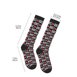 Chaussettes Hautes Imprimées <br> Unisexes, Motifs au Choix