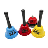 Sonnette de comptoir Ring For Sex bleue, rouge et jaune | BDSM Empire