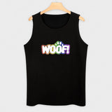 Débardeur Homme « Woof » <br> Arc-en-ciel Imprimé
