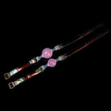 Bâillon Boule Cristal Sangle Holographique : bâillon boule cristal sur sangle holographique, photo 5