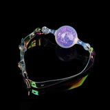 Bâillon Boule Cristal Sangle Holographique : bâillon boule cristal sur sangle holographique, photo 7