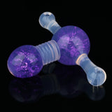Bâillon Boule Silicone Pailleté Irisé : bâillon boule pailletée et sangle irisée, photo 5