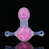 Bâillon Boule Silicone Pailleté Irisé : bâillon boule pailletée et sangle irisée, photo 7