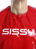 Bavoir Sissy Homme Brillant à Volants : bavoir brillant à volants imprimé pour homme, photo 7