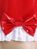 Bavoir Sissy Homme Brillant à Volants : bavoir brillant à volants imprimé pour homme, photo 9