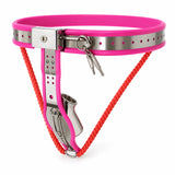 Éléments à double câble : ceinture rose