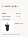 Armbinder Corset Lacé à Bretelles : détails, dimensions et repères de taille