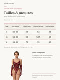 Body dentelle avec gants Extase : guide des tailles