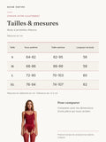Body à jarretelles Alliance : guide des tailles