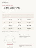 Body dentelle à brides Abandon : guide des tailles
