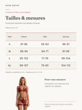 Ensemble dentelle à jarretelles Prélude : guide des tailles