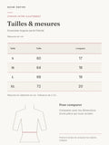 Ensemble lingerie perlé Félicité : guide des tailles
