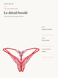 String dentelle brodée Étincelle : vue complémentaire du produit