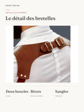 Harnais Bretelles Homme Holster : détails et ajustement