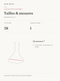 Harnais de Pied Gothique à Chaîne : tailles et mesures