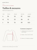 Boléro Résille à Anneaux O : tailles et mesures