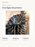 Bustier à Pointes avec Collier et Chaînes : détails et ajustement