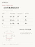 Ensemble Harnais Résille à Chaînes : tailles et mesures en centimètres