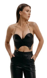 Harnais Bustier à Chaîne Dorée : vue principale
