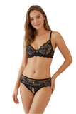 Culotte dentelle ajourée Secret : vue principale sur fond blanc