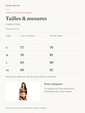 Lingerie Vinyle : guide des tailles