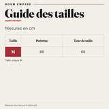 Body Super-Héroïne Étoilé Rouge Bleu : guide des tailles