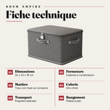 Boîte à Sextoys Verrouillable : fiche technique