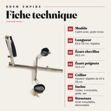 Cadre de Bondage à Genoux Oberkampf : fiche technique du cadre acier