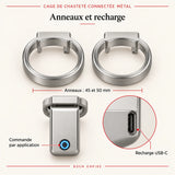 Cage de Chasteté Connectée Métal : dimensions et anneaux