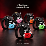 Cage de Chasteté Puppy Muselière Colorée — Visuel de collection