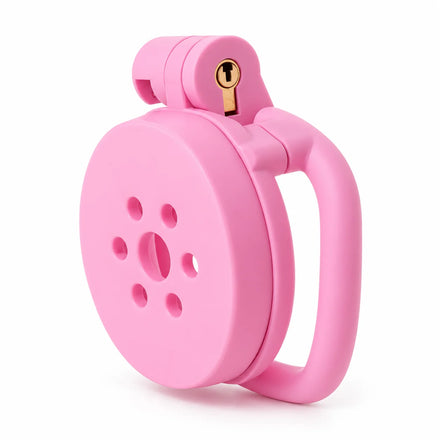 Cage de Chasteté   Rose ou Noire Avec Cadenas — packshot