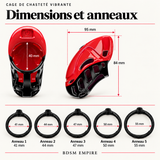 Cage de Chasteté Vibrante par Application — Dimensions et anneaux